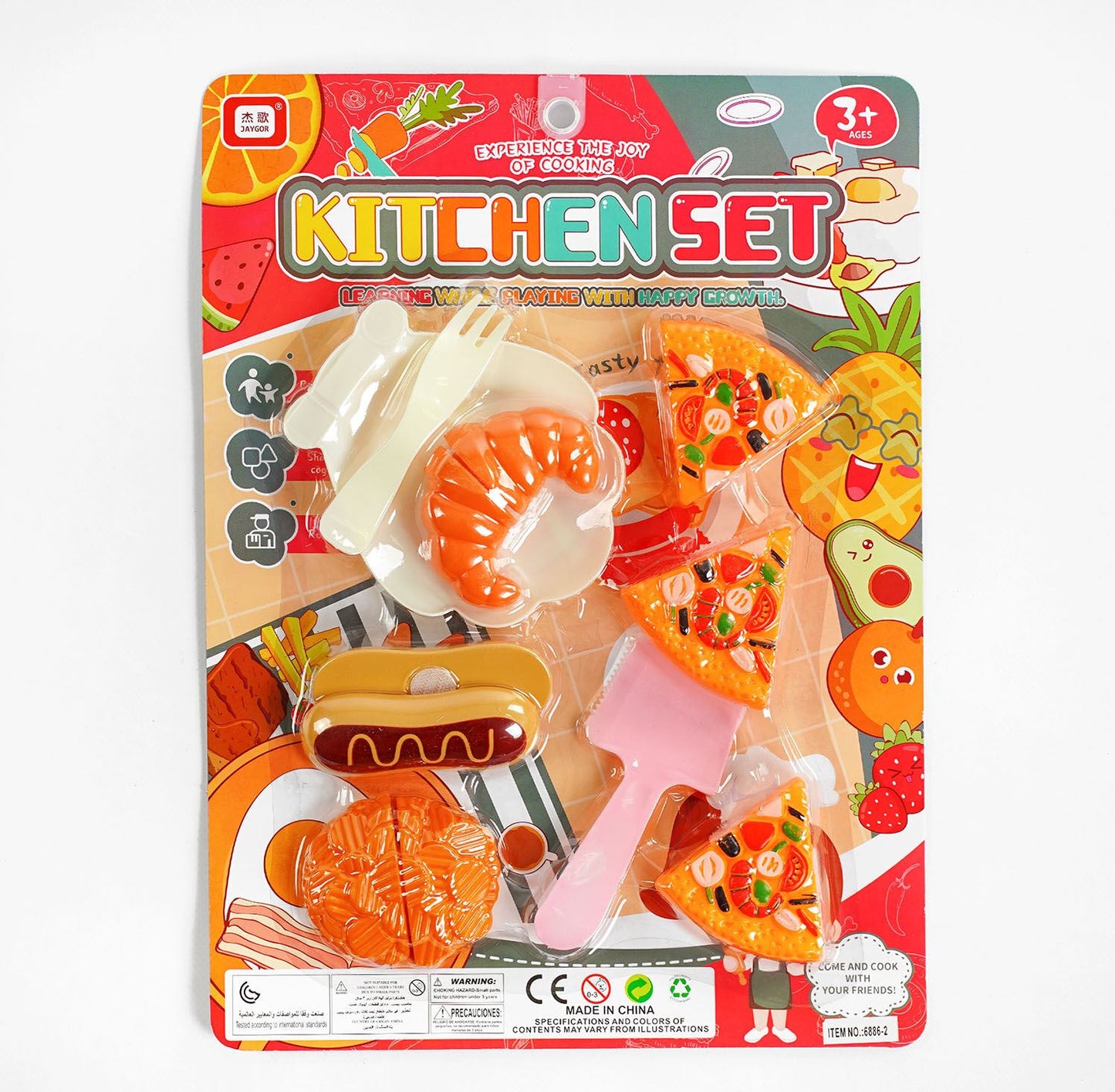 Kitchen Set 6886-2 Hook-and-Loop Play Food Set