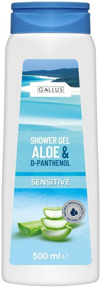 Gallus Sensitive Shower Gel, 500 mL