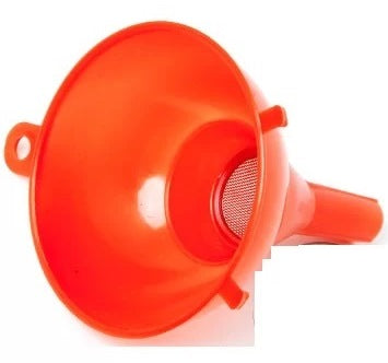 Large Plastic Funnel with Strainer