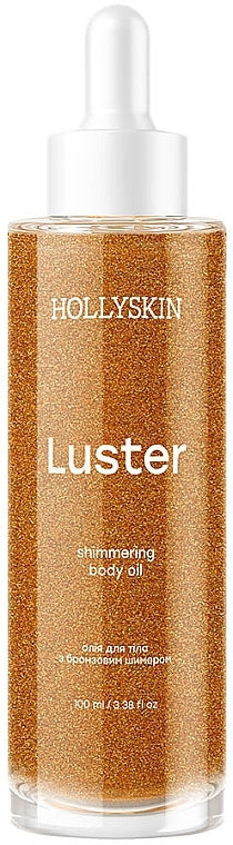 Hollyskin Luster Bronze Shimmering Body Oil, 100 mL