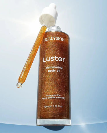 Hollyskin Luster Bronze Shimmering Body Oil, 100 mL - Image 2
