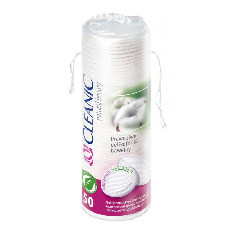Cleanic Cosmetic Cotton Pads, 50 pcs