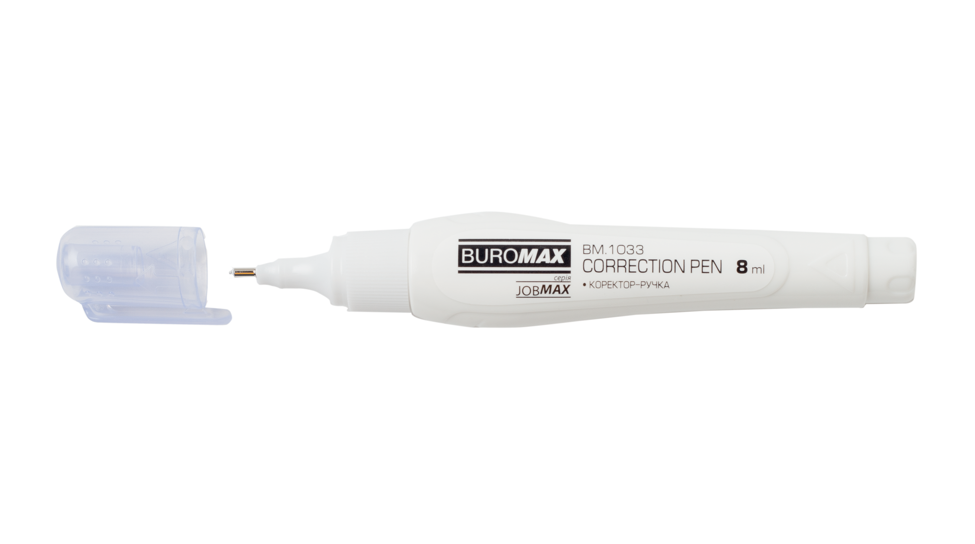 Buromax Jobmax BM 1033 Alcohol-Based Correction Pen with Metal Tip, 8 mL - Image 2