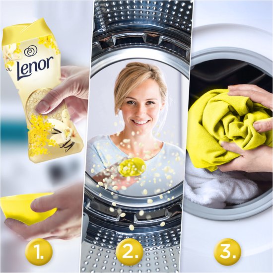 Lenor Vanilla & Mimosa Laundry Scent Booster Beads, 210 g - Image 3