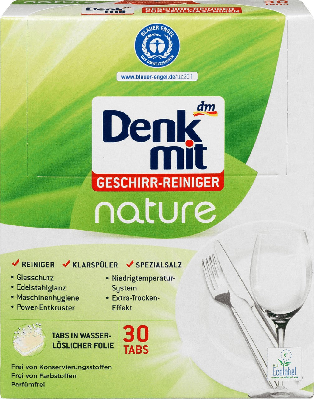Denkmit Nature Dishwasher Tablets, 30 pcs (Price per 1 pc)