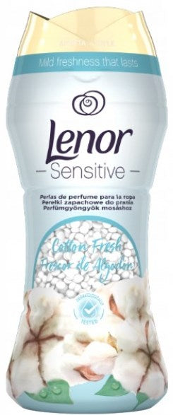 Lenor Sensitive Cotton Fresh Laundry Scent Booster Beads, 210 g