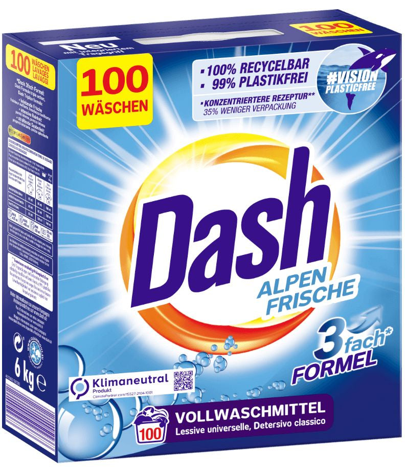 Dash Alpen Frische Laundry Detergent Powder, 6 kg - Image 2