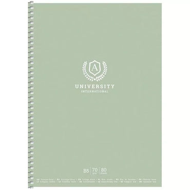 Shkolyaryk B5-080-6509K B5 College Spiral Notebook, 80 Sheets - Image 2