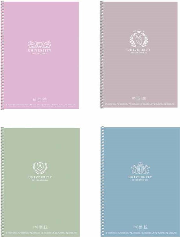 Shkolyaryk B5-080-6509K B5 College Spiral Notebook, 80 Sheets - Image 4