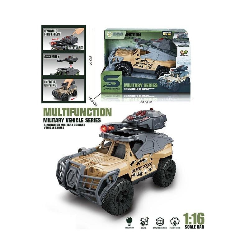 JS207 A Toy Vehicle with Automatic Barrel Vibration