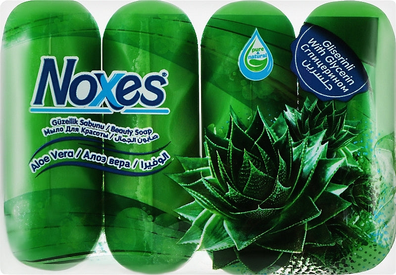 Noxes Aloe Vera Toilet Soap, 4 x 75 g