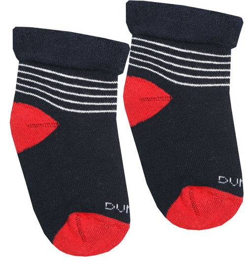 Duna 4009 Dark Blue Winter Kids' Socks, Size 10-12