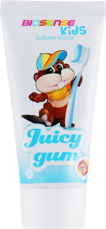 Bioton Biosense Kids Juicy Gum Toothpaste, Ages 3+, 50 mL