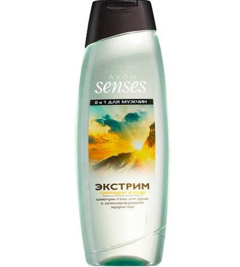 Avon Senses X-Treme Men's 2-in-1 Shower Gel, 500 mL - Image 2