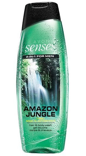 Avon Senses Amazon Jungle Men's 2-in-1 Shower Gel, 500 mL