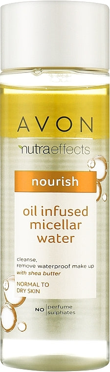 Avon Nutra Effects Nourish Micellar Facial Water with Shea Butter, 200 mL