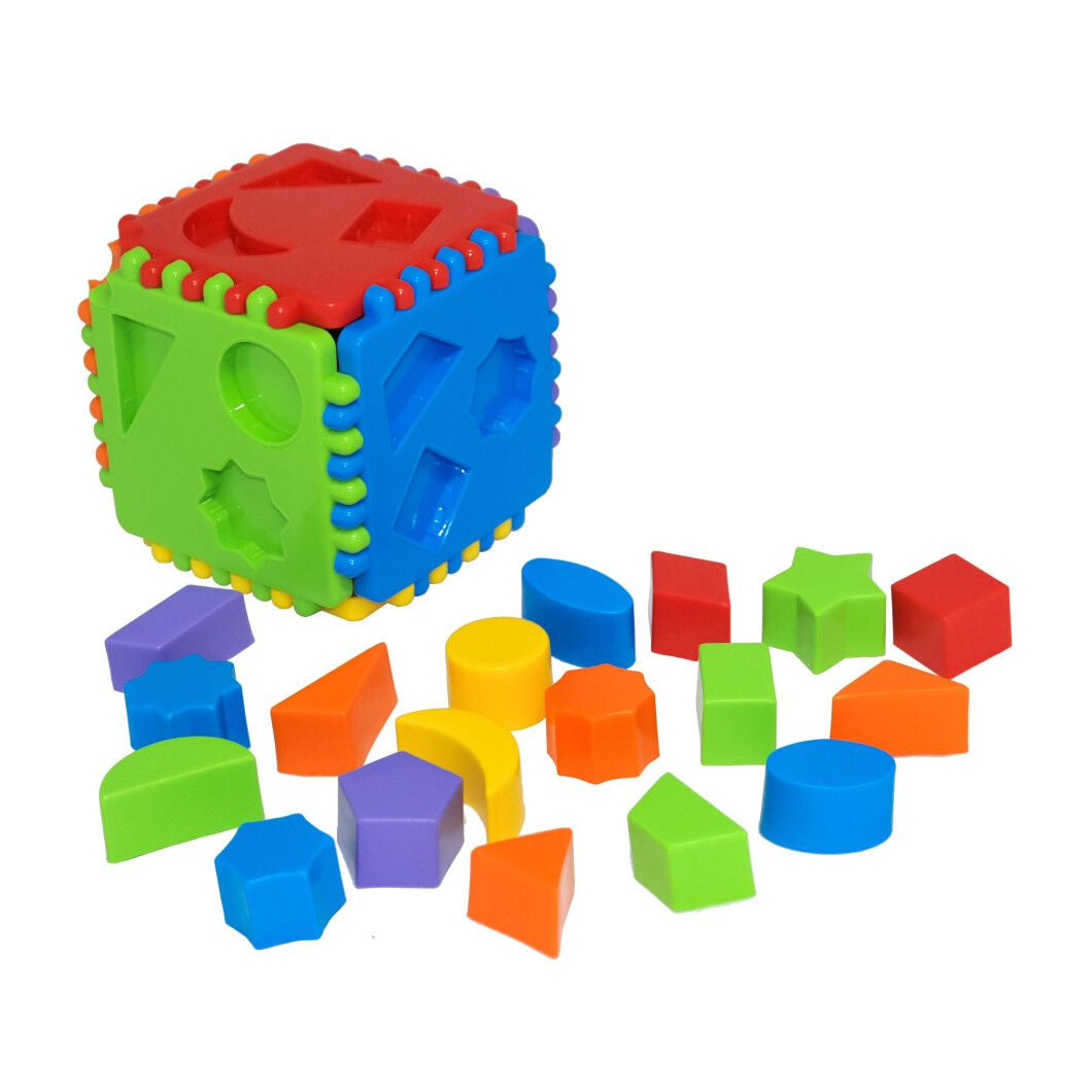 Tigres 39781 Educational Cube Shape Sorter, 24 pcs - Image 2
