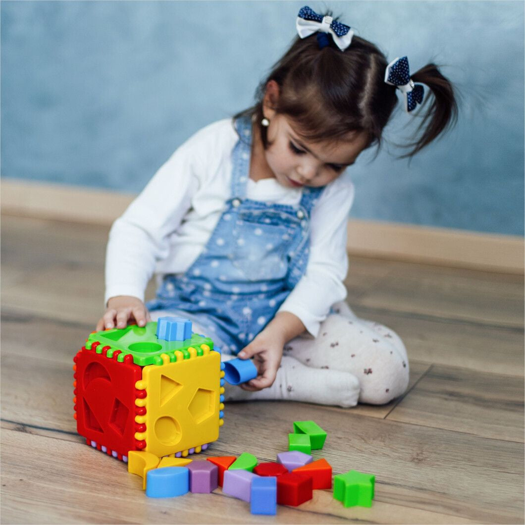 Tigres 39781 Educational Cube Shape Sorter, 24 pcs - Image 3