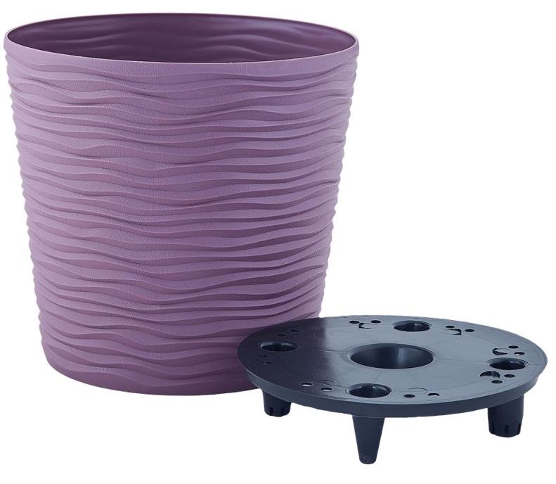 Aleana Fusion Low Flower Pot with Insert, d 16 x 14.5 cm, 1.6 L - Image 3