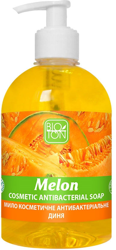 Bioton Melon Antibacterial Liquid Soap with Pump, 500 mL