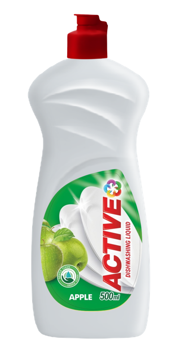 Active Apple Dishwashing Liquid, 500 mL