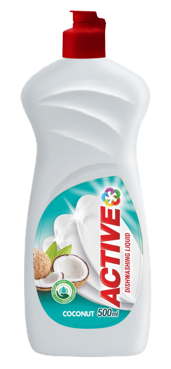 Active Coconut Dishwashing Liquid, 500 mL