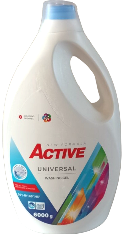 Active Universal Laundry Detergent Gel, 120 Loads, 6 kg
