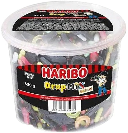 Haribo Drop Mix Jelly Candy, 550 g