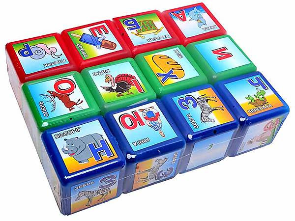 M-Toys 06042 Alphabet Plastic Blocks