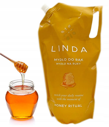 Linda Honey Ritual Liquid Hand Soap Refill, 1 L - Image 2