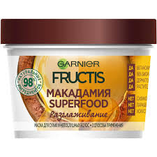 Garnier Fructis Superfood Macadamia Smoothing Hair Mask, 390 mL