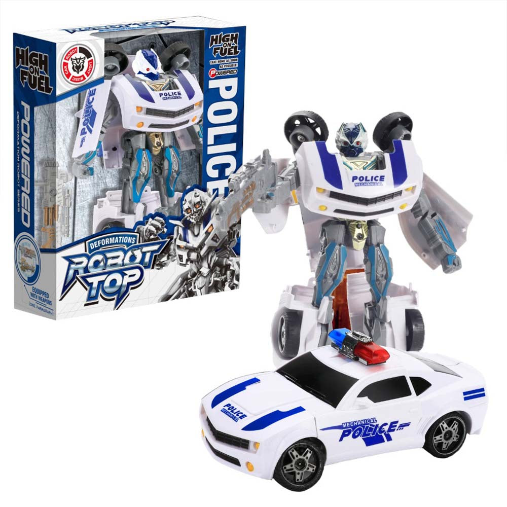 7790 Police Transformer Toy with Sound & Lights