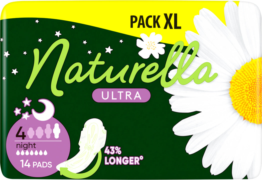 Naturella Ultra Night Sanitary Pads, 14 pcs
