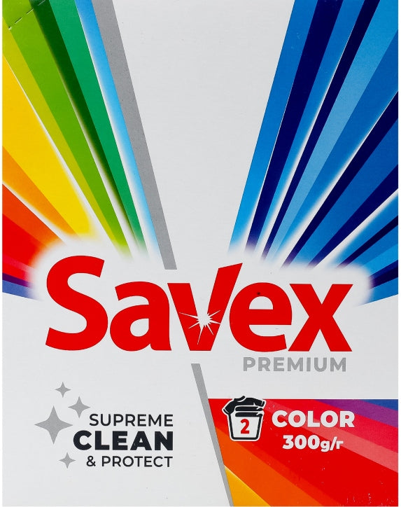 Savex Premium Color Automatic Laundry Detergent, 300 g