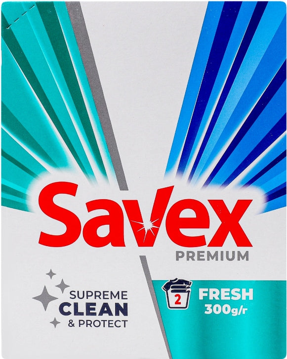 Savex Premium Fresh Automatic Laundry Detergent, 300 g