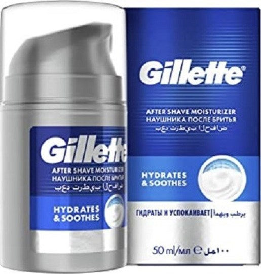 Gillette Hydrates & Soothes Aftershave Balm, 50 mL