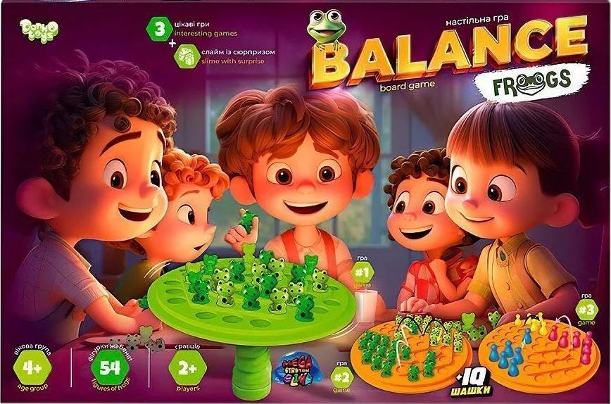 Danko Toys Board Game BalF-01 Balance Frogs