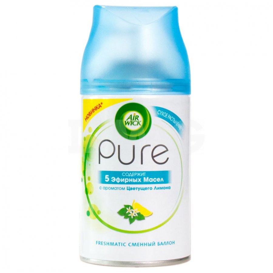 Air Wick PURE Blooming Lemon Automatic Air Freshener Refill, 250 mL