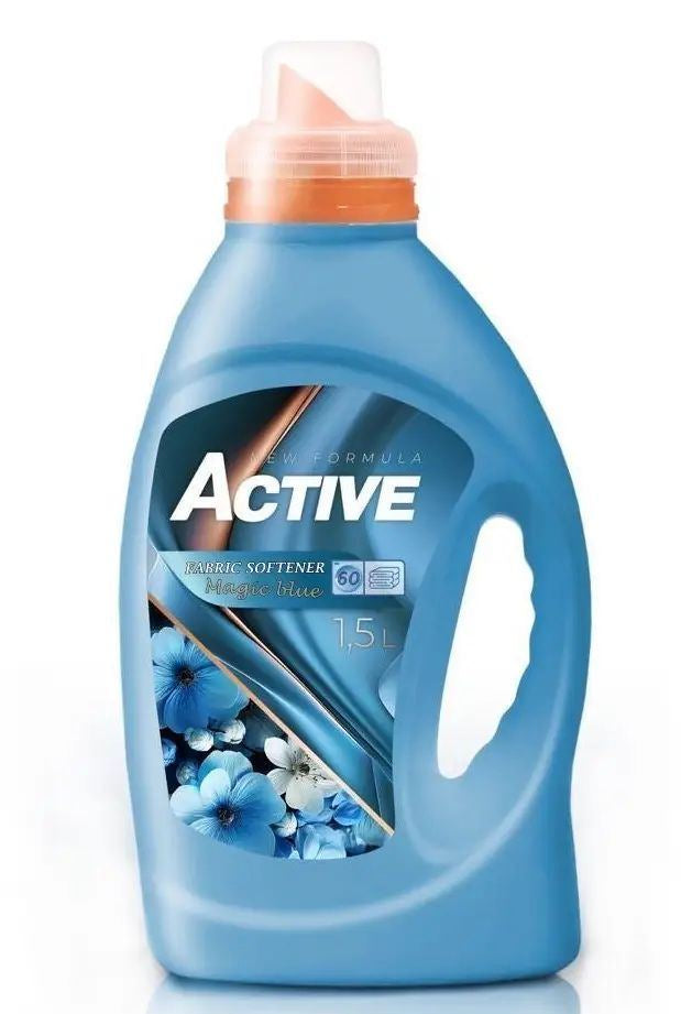 Active Magic Blue Fabric Softener, 1.5 L