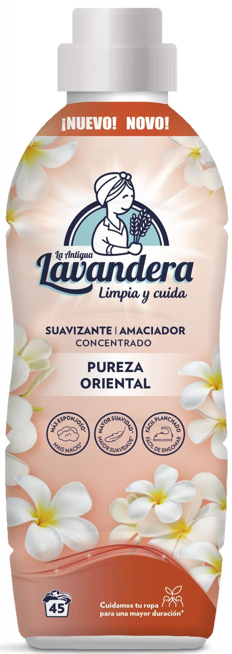 La Antigua Lavandera Oriental Freshness Fabric Softener, 1 L