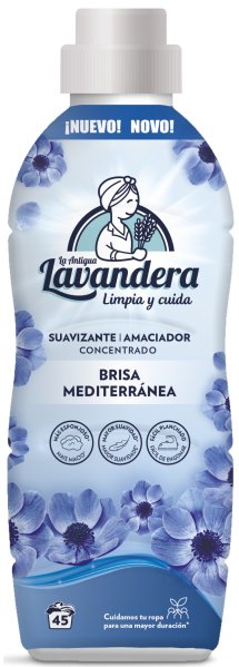 La Antigua Lavandera Mediterranean Breeze Fabric Softener, 1 L