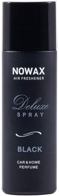 Nowax Deluxe Spray Black Car Air Freshener, 50 mL