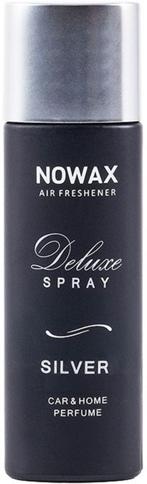 Nowax Deluxe Spray Silver Car Air Freshener, 50 mL
