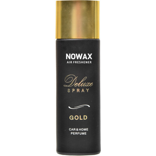 Nowax Deluxe Spray Gold Car Air Freshener, 50 mL