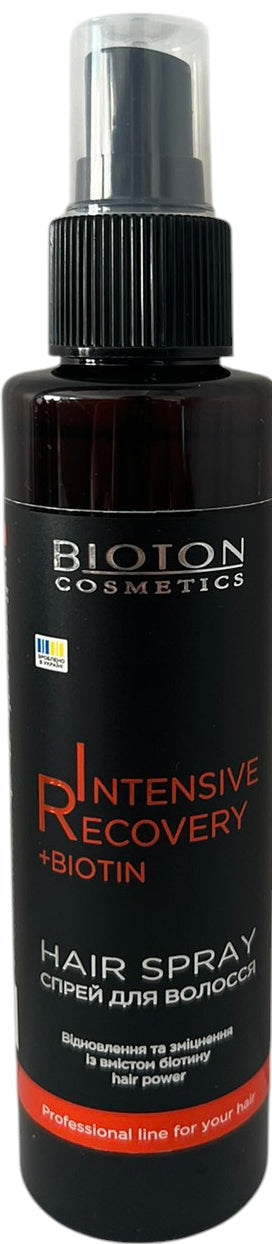 Bioton Cosmetics Intensive Recovery Repair & Strengthening Hair Spray, 150 mL