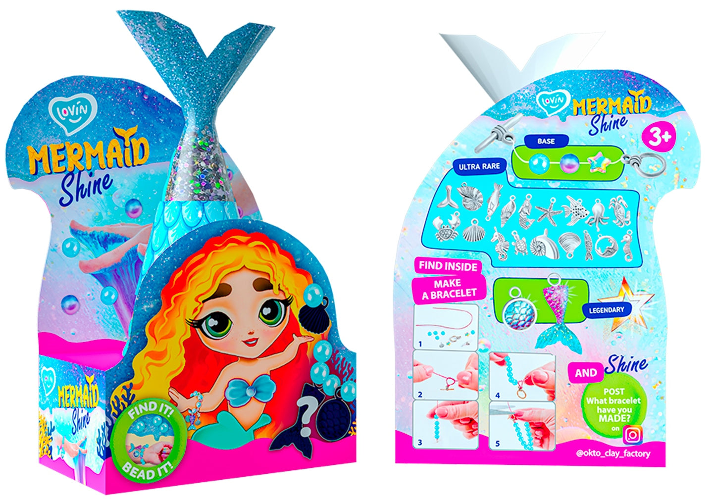 Lovin Mermaid Shine Blue 80131 Stress-Relief Toy, 250 mL