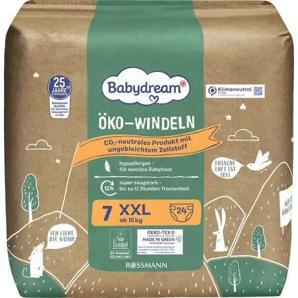 Babydream Size 7 Baby Diapers, 16+ kg, 24 pcs