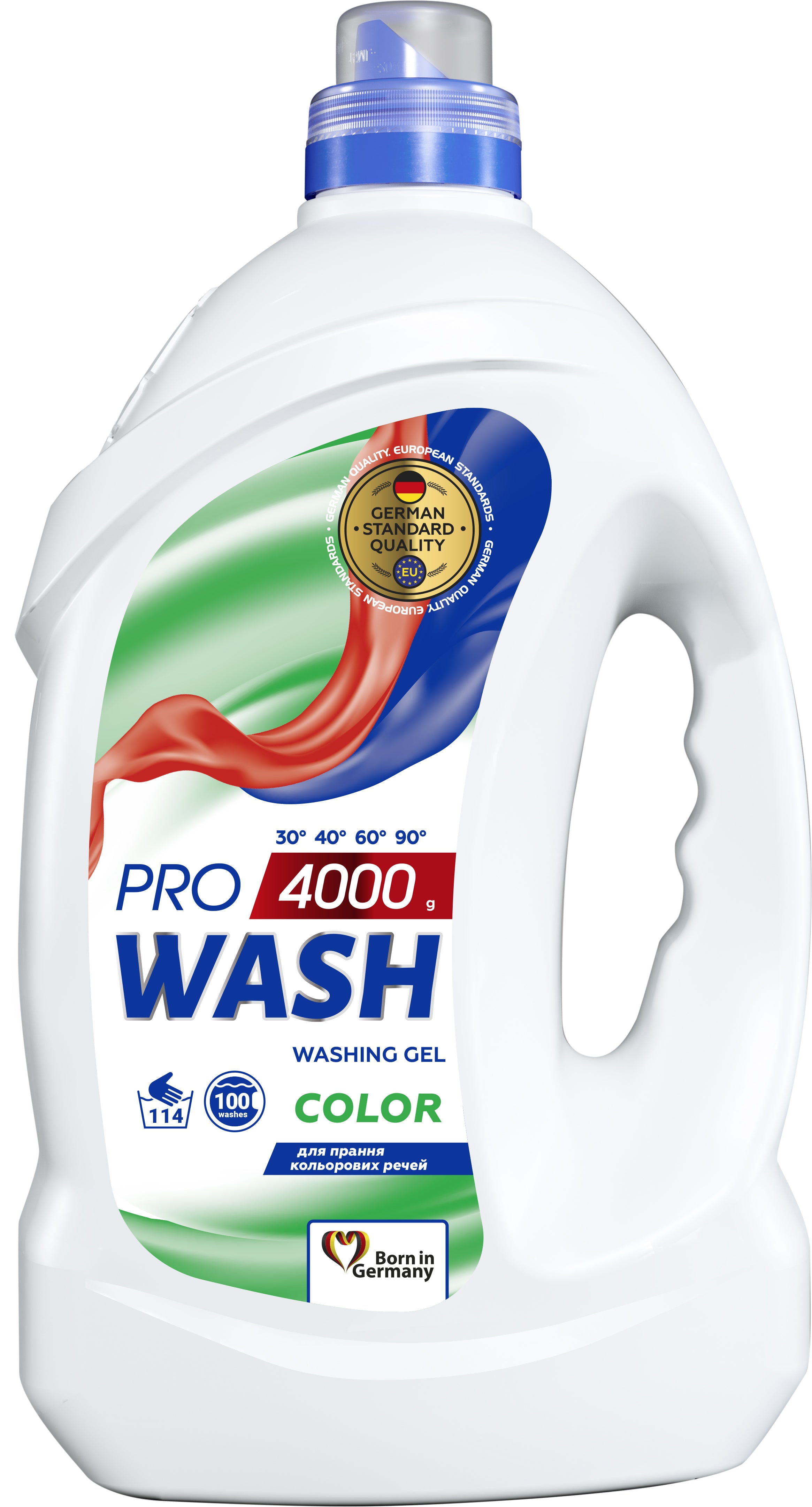 Pro Wash Color Liquid Laundry Detergent, 4 kg