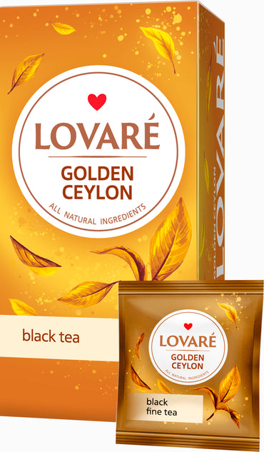 Lovare Golden Ceylon Black Tea, 24 Bags, 48 g - Image 2