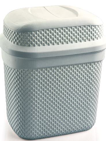 M-131 Drop-Shaped Waste Bin, 21 x 15.5 x 24 cm, 4 L